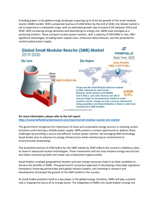 China Small Modular Reactor (SMR) Market Comprehensive Analysis