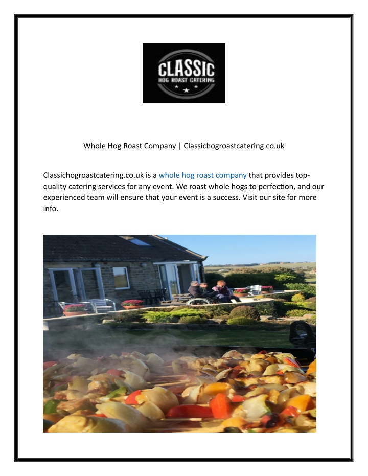 whole hog roast company classichogroastcatering