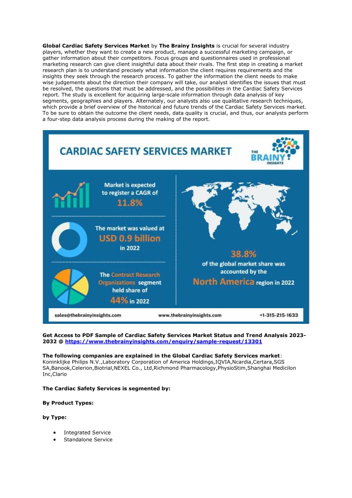 global cardiac safety services market