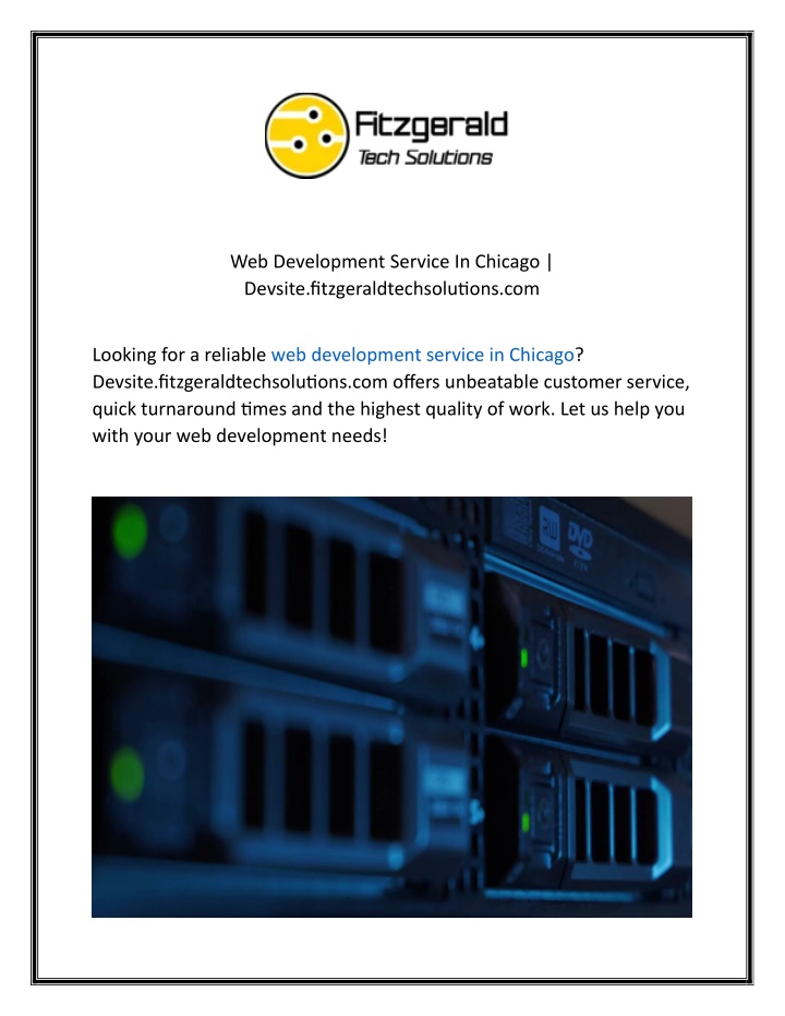 web development service in chicago devsite