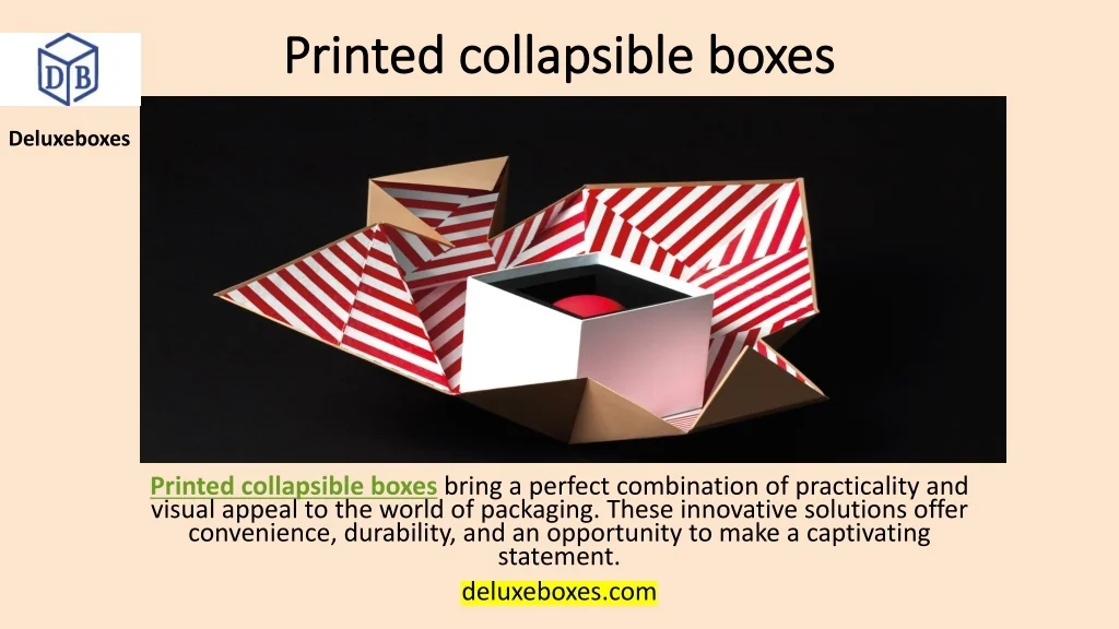 PPT - Printed collapsible boxes PowerPoint Presentation, free download ...