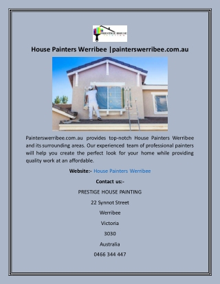 House Painters Werribee painterswerribee.com