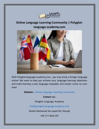 Online Language Learning Community  Polyglot-language-academy