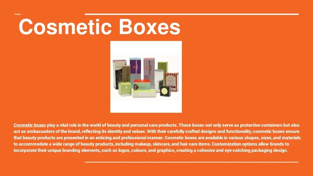 PPT - Cosmetic Boxes PowerPoint Presentation, free download - ID:12254862