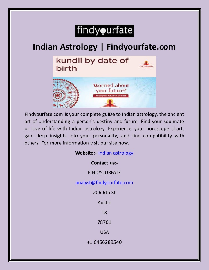 indian astrology findyourfate com