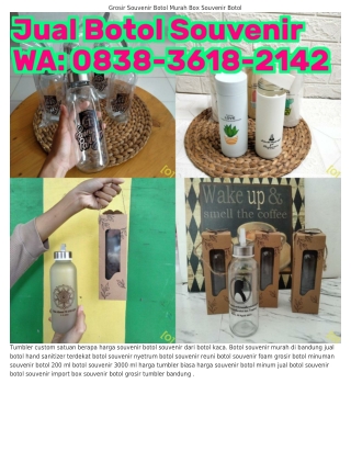 grosir souvenir botol murah box souvenir botol