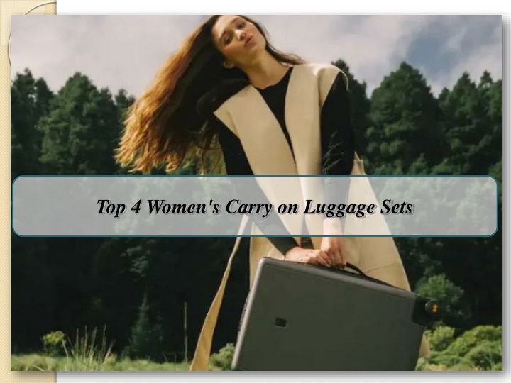 top 4 women s carry on luggage sets