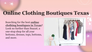 Online Clothing Boutiques Texas