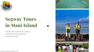 Enjoy Thrilling Adventure on Segway Tours | Stardust Hawaii