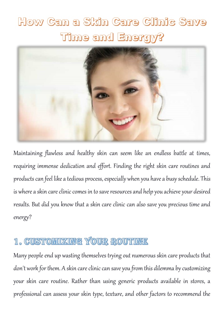 maintaining flawless and healthy skin can seem