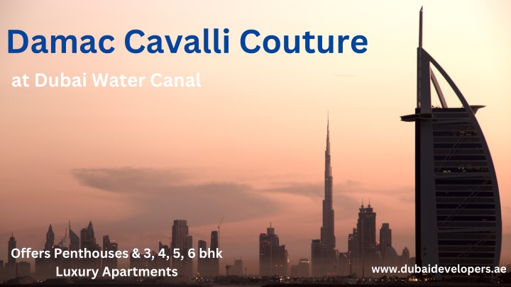 damac cavalli couture at dubai water canal