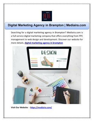 Digital Marketing Agency in Brampton | Mediaira.com