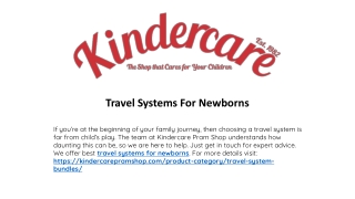 Comfy Travel Systems For Babies At Kindercare Pram Shop