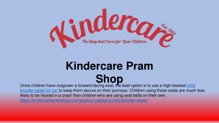 kindercare pram shop