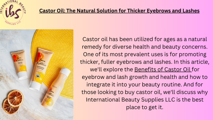 castor oil the natural solution for thicker
