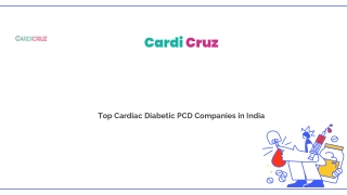 Cardi Cruz Top Cardiac Diabetic PCD Companies in India