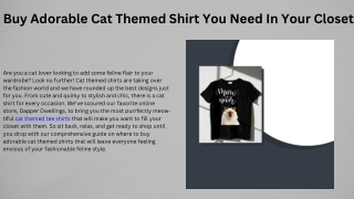 Buy Adorable Cat Themed Shirt You Need In Your Closet