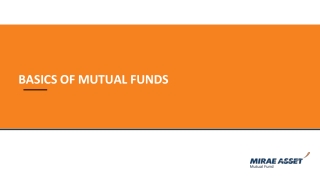 Explore The Basics of Mutual Funds Online at Mirae Asset