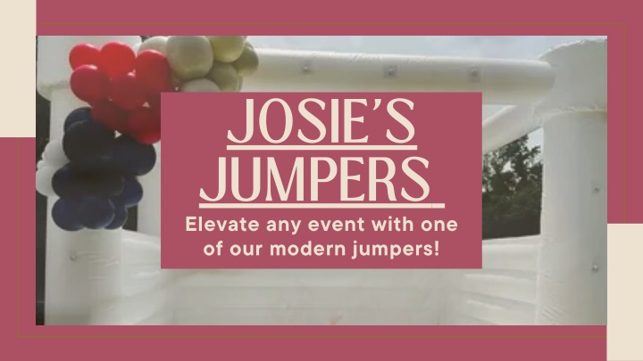 josie s jumpers elevate any event with