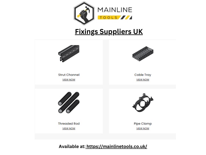 fixings suppliers uk