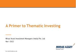 Learn About Thematic Investing Online in India at Mirae Asset