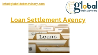 Loan Settlement Agency