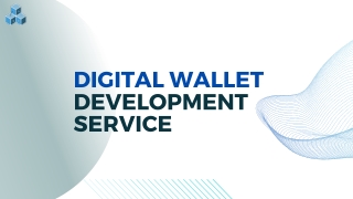 Digital Wallet Development Service