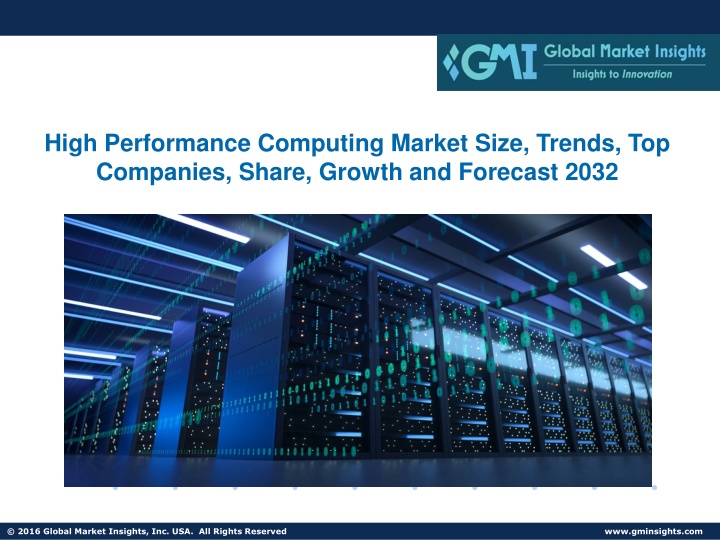 high performance computing market size trends