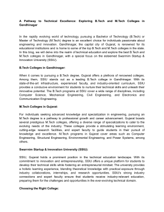 a pathway to technical excellence exploring