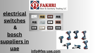 bosch suppliers in uae