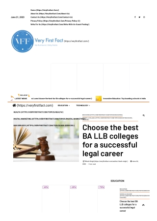 Choose the best BA LLB colleges for a successful legal career
