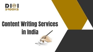 Best Content Writing Services in India | DIGI Brooks