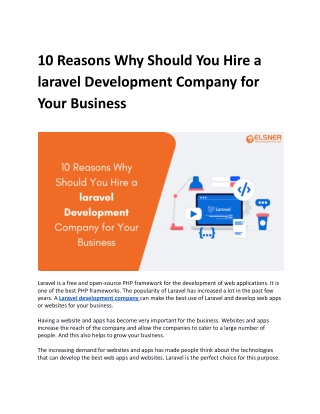 10 reasons why should you hire a laravel