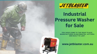 Power up Your Cleaning with Our Industrial Pressure Washer for Sale