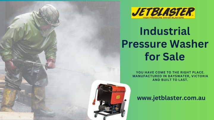 industrial pressure washer for sale