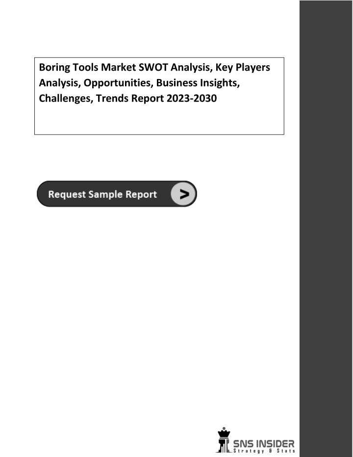 boring tools market swot analysis key players