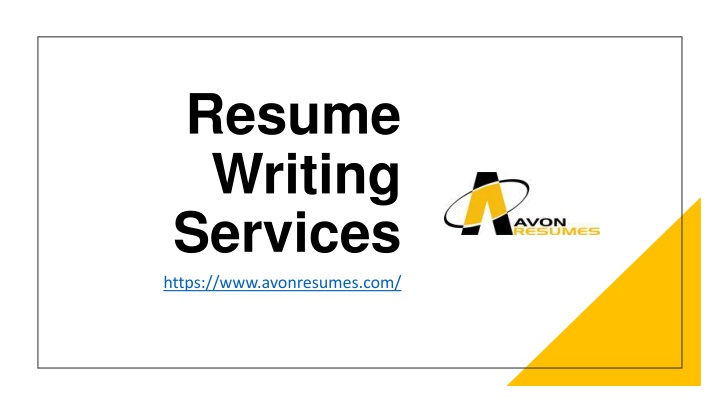 resume writing services