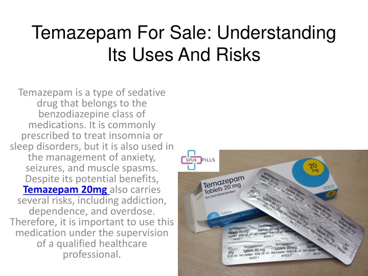 temazepam for sale understanding its uses and risks