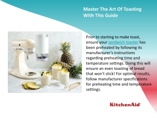 Master The Art Of Toasting With This Guide