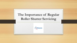 The Importance of Regular Roller Shutter Servicing