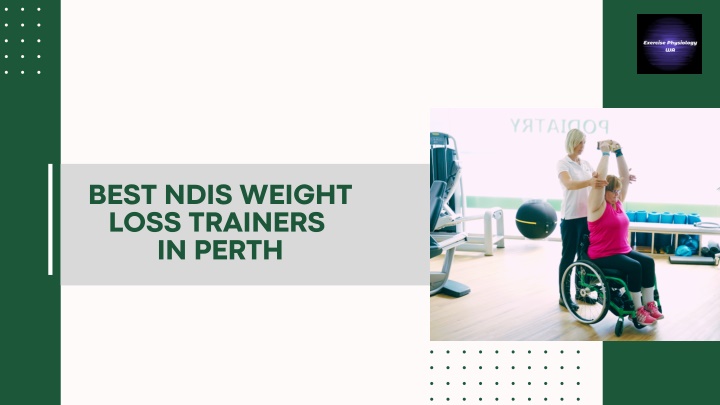 best ndis weight loss trainers in perth