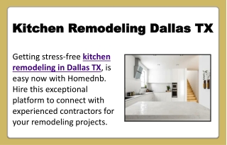 Kitchen Remodeling Dallas TX