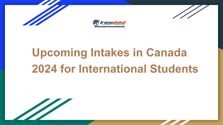 upcoming intakes in canada 2024 for international