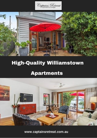 High-Quality Williamstown Apartments