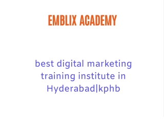 best digital marketing training institute in Hyderabad|kphb