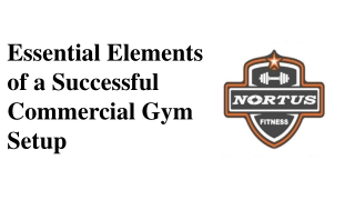 Essential elements of a successful commercial gym setup
