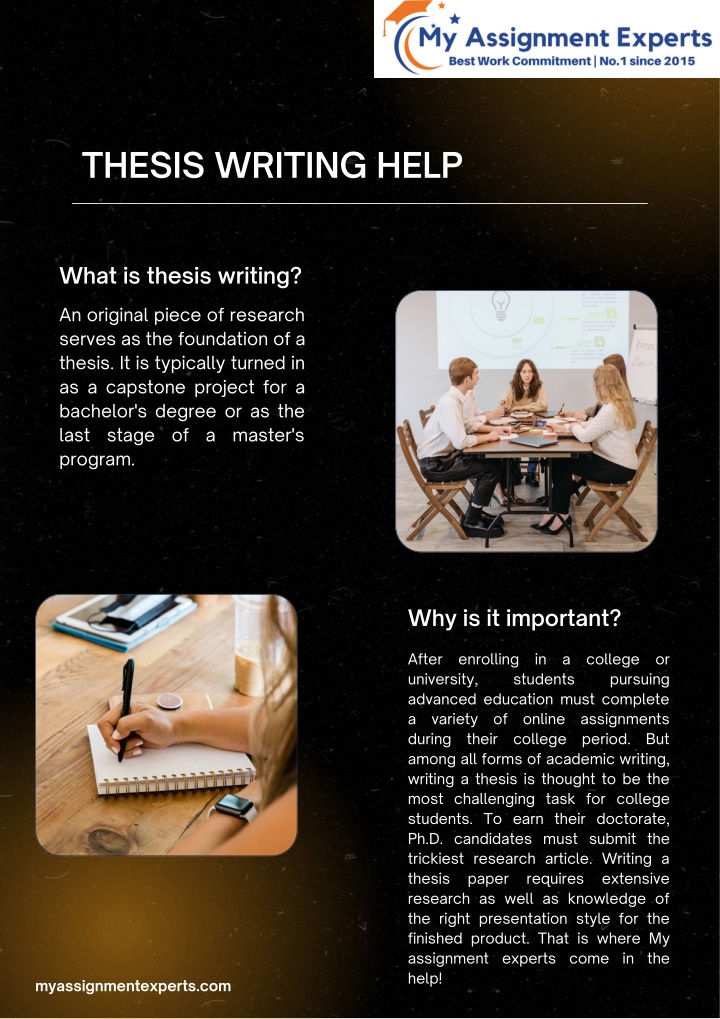 thesis writing help
