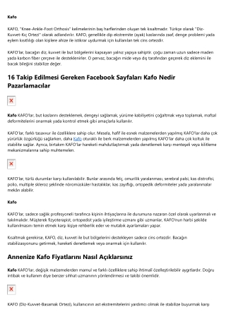 Kafo Hakkında Bilmeniz Gereken 10 Durum Ortezi Nedir