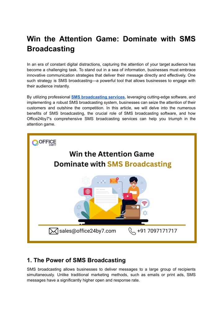 win the attention game dominate with